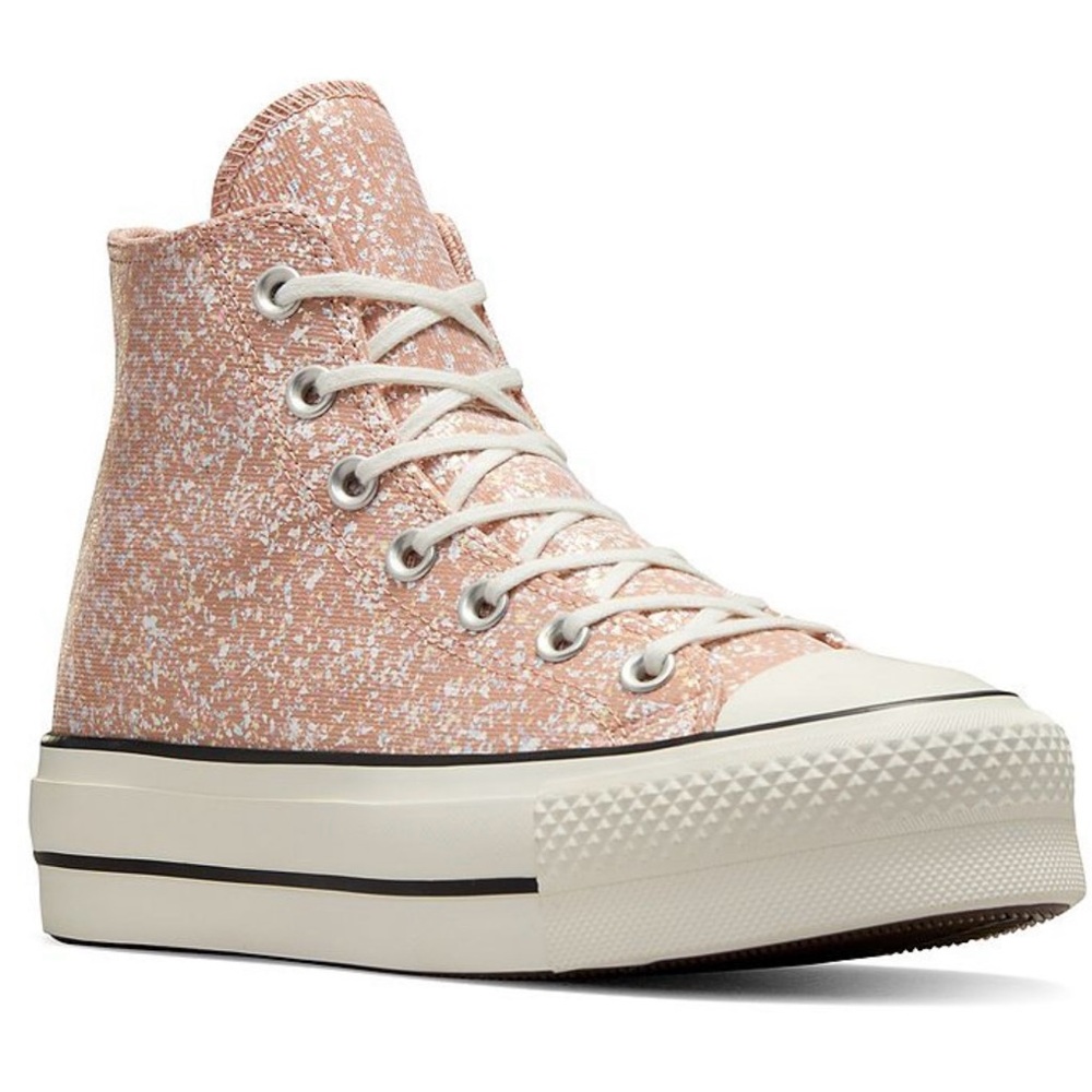 NIB Converse All Star Women’s Lift Platform High-Top Pink Glitter Various Sizes